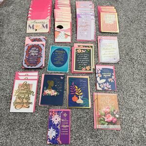 Large Lot of 47 HALLMARK Luxury Mother's Day Cards with Envelopes Included!